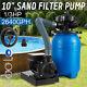 10 Sand Filter & Water Pump System 4 Above Ground Swimming Pool Soft Side Intex