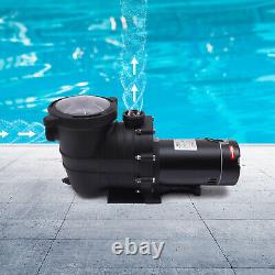 110-120V 1.5HP 6000GPH Filter Pump Inground Swimming POOL PUMP MOTOR with Strainer