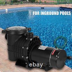 110-120V 1.5HP Filter Pump 6000GPH Inground Swimming POOL PUMP MOTOR with Strainer