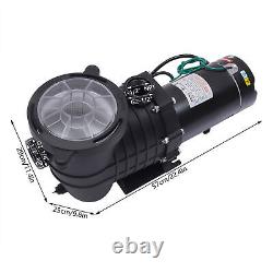 110-120V Filter Pump 1.5HP 6000GPH Inground Swimming POOL PUMP MOTOR with Strainer