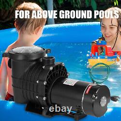 110/220V 2 HP Swimming Pool Pump In/Above Ground 1500W Dual Voltage