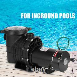 110/220V 2 HP Swimming Pool Pump In/Above Ground 1500W Dual Voltage