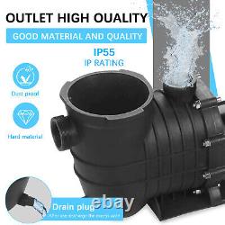 110/220V 2 HP Swimming Pool Pump In/Above Ground 1500W Dual Voltage