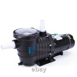 110-240V 1 1/2HP Swimming Pool Pump Motor In/Above Ground with Strainer Filter