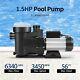 110V 1.5HP 2-Speed Swimming Pool Pump withStrainer Basket for In/Above Ground Pool