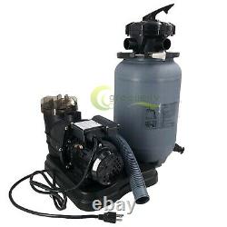 1200GPH 10 Sand Filter Above Ground 0.35HP Swimming Pool Pump intex compatible
