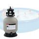 16 Swimming Pool Sand Filter Fit Water Pool 0.75PH Pump Above In-ground US