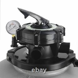 19 Above Ground Swimming Pool Sand Filter System with Pump 4500GPH with 1HP Pump