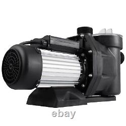 1HP 750W Swimming Pool Pump Motor In/Above Ground 6000GPH 49.2FT Hmax withStrainer