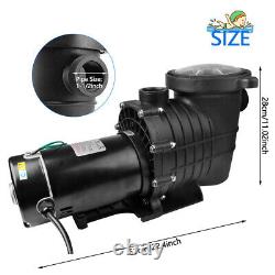 2.0 HP In/Above Ground Swimming Pool Pump Sand Filter Pump with Strainer