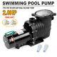 2.0 HP Inground / Above Ground Swimming Pool Pump 110-240 Volt Motor Portable US