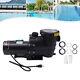 2.0HP Swimming Pool Pump In/Above Ground & Motor Strainer Filter Basket