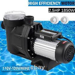 2.5HP 8200GPH Inground Swimming POOL PUMP MOTOR withStrainer For Hayward 110-120V