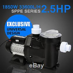 2.5HP In Ground Swimming Pool Pump With Basket Strainer Removable Self-Priming