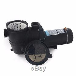2 HP Inground Above Ground Swimming Pool Pumps Strainer Basket 1.5 Inlet Outlet