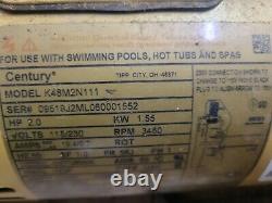 2 HP Pool Pump-Hayward Century Super SP2615X20 In-Ground