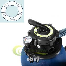 2400GPH 12 Sand Filter Above Ground 0.35HP Swimming Pool Pump intex compatible
