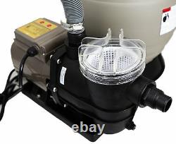 2640 GPH Self Priming Swimming Pool Pump with Timer 13 Sand Filter Above Ground