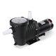 2HP 110-120V In-Ground Swimming Pool Pump Motor Strainer Above Ground UL Listed