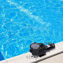 2HP 1500W HBP1500? Inground Above Ground Swimming Pool Water Pump with Strainer