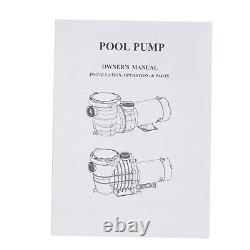 2HP 6815GPH Swimming Pool Pump In/Above Ground & Motor Strainer Filter Basket