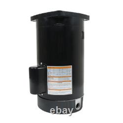 2HP B2855 Square Flange Pool Pump Motor 230V Threaded Shaft Swimming Pool Pump