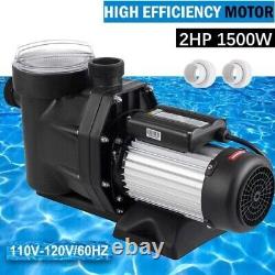 2HP Hayward Above/Inground Swimming Pool Sand Filter Pump Motor Strainer 115V