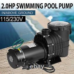 2HP Hayward Swimming Pool Pump Above Ground Pool Filter Pump Motor Strainer