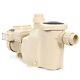 2HP High-Flo Variable Speed Swimming Pool Pump Inground 230V 1.5 / 2 Fitting