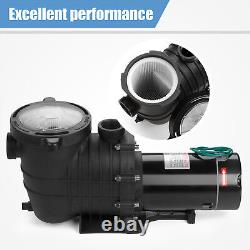 2HP In/Above Ground Swimming Pool Pump Dual Voltage 1500W With Strainer Basket