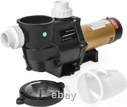2HP In-Ground / Above Ground Swimming Pool Pump Variable 2-Speed Slip-On Fitting