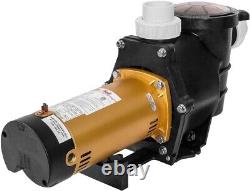 2HP In-Ground / Above Ground Swimming Pool Pump Variable 2-Speed Slip-On Fitting