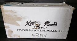 2HP Inground Pool Pump 220/110 Dual Volt 1 Phase 75035