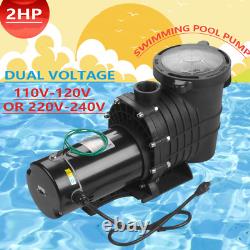 2HP Inground Swimming Pool pump motor Strainer For Hayward Replacement 110-240V