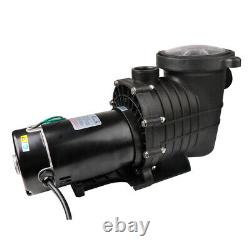 2HP Pool Pump In/Above Ground Swimming Pool Sand Filter Pump Motor Strainer