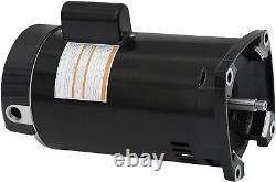 2HP Square Flange Pool Pump Motor B2855 230V Threaded Shaft Swimming Pool Pump