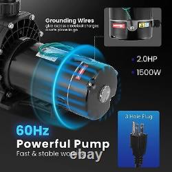 2HP Swimming Pool Pump In/Above Ground with Motor Strainer Filter Basket 115V/230V