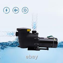 2HP Swimming Pool Pump In/Above Ground with Motor Strainer Filter Basket 6815GPH