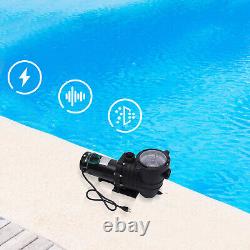 2HP Swimming Pool Pump In/Above Ground with Motor Strainer Filter Basket 6815GPH