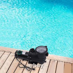 2HP Swimming Pool Pump In/Above Ground with Motor Strainer Filter Basket 6815GPH