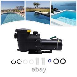 2HP Swimming Pool Pump In/Above Ground with Motor Strainer Filter Basket 6815GPH