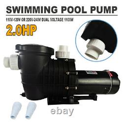 2HP Swimming Pool Pump Motor Hayward withStrainer 115-230V In/Above Ground Hi-Flo
