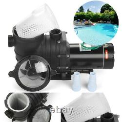 2HP Swimming Pool Pump Motor with Strainer In/Above Ground 115-230V