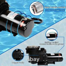 2Hp 110V Swimming Pool Pump 111Gpm Filter Garden Inground And Pools Water Pump