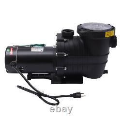 2hp Swimming Pool Pump Motor Withstrainer In/above Ground Water Filter Circulation