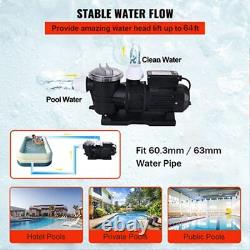 3.0 HP High-Flo Speed Pump w 1.5 quick connector with cord, Swimming Pool Pump