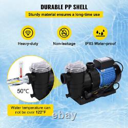 3.0 HP Powerful Pump 10038 GPH In/Above Ground Swimming Pool Pump with Strainer