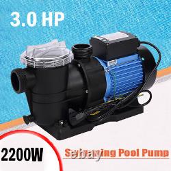 3.0HP Above ground Swimming Pool pump motor Strainer 6500 GPH For Hayward USA