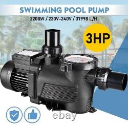 3.0HP Pool Pump Easy Set Above Ground Swimming Pool Pump Filter System 10038 GPH