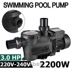 3.0HP Pool Pump Self-Primming Pool Pump with Strainer Basket In/Above Ground